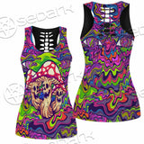 Psychedelic Mushrooms Skull SED-0921 Women Tank Top