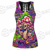 Psychedelic Mushrooms Skull SED-0921 Women Tank Top