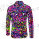 Psychedelic Mushrooms Skull SED-0921 Shirt Allover