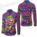 Psychedelic Mushrooms Skull SED-0921 Shirt Allover