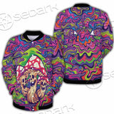 Psychedelic Mushrooms Skull SED-0921 Button Jacket