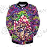 Psychedelic Mushrooms Skull SED-0921 Button Jacket
