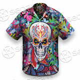 Psychedelic Horror Skull SED-0922 Shirt Allover