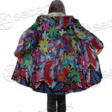 Psychedelic Horror Skull SED-0922 Cloak