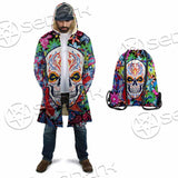 Psychedelic Horror Skull SED-0922 Cloak