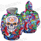 Psychedelic Horror Skull SED-0922 Hoodie & Zip Hoodie