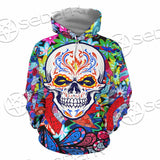 Psychedelic Horror Skull SED-0922 Hoodie & Zip Hoodie