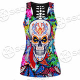 Psychedelic Horror Skull SED-0922 Women Tank Top