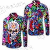 Psychedelic Horror Skull SED-0922 Shirt Allover