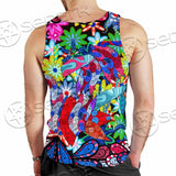 Psychedelic Horror Skull SED-0922 Men Tank-tops