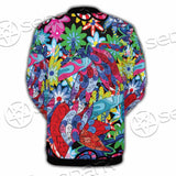 Psychedelic Horror Skull SED-0922 Button Jacket