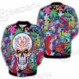 Psychedelic Horror Skull SED-0922 Button Jacket