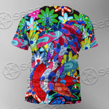 Psychedelic Horror Skull SED-0922 Unisex T-shirt