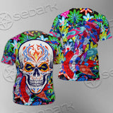 Psychedelic Horror Skull SED-0922 Unisex T-shirt