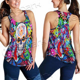 Psychedelic Horror Skull SED-0922 Women Tank Top