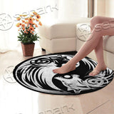 Viking Fenrir Wolf SED-0928 Round Carpet