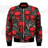 Satanic Red Skull Symbols Pattern SED-0930 Jacket