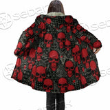 Satanic Red Skull Symbols Pattern SED-0930 Cloak