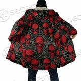 Satanic Red Skull Symbols Pattern SED-0930 Cloak