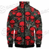 Satanic Red Skull Symbols Pattern SED-0930 Jacket