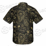 Satanic Occult Pattern SED-0931 Shirt Allover