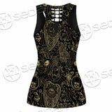 Satanic Occult Pattern SED-0931 Women Tank Top