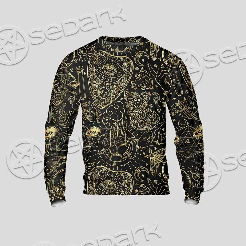 Satanic Occult Pattern SED-0931 Unisex Sweatshirt