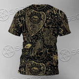 Satanic Occult Pattern SED-0931 Unisex T-shirt