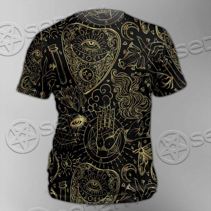 Satanic Occult Pattern SED-0931 Unisex T-shirt