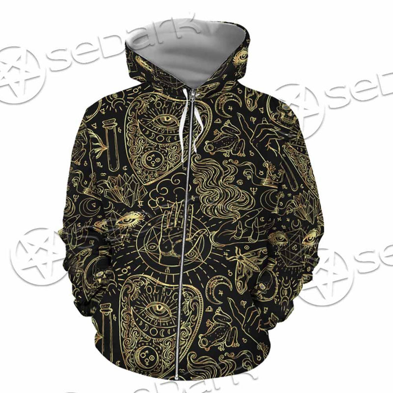 Satanic Occult Pattern SED-0931 Hoodie & Zip Hoodie