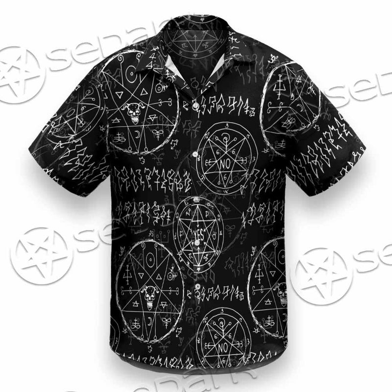 Satan Pattern Alchemy SED-0932 Shirt Allover