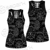 Satan Pattern Alchemy SED-0932 Women Tank Top