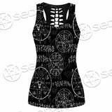Satan Pattern Alchemy SED-0932 Women Tank Top