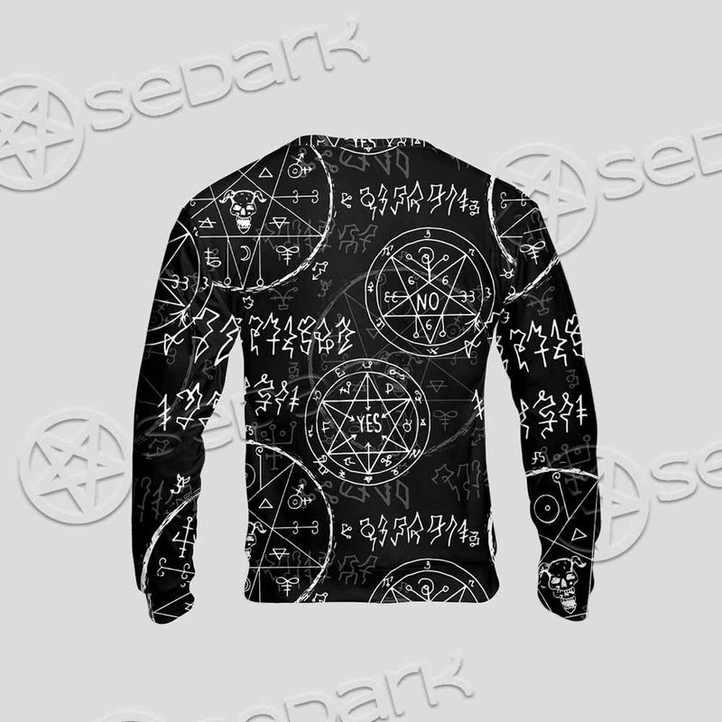 Satan Pattern Alchemy SED-0932 Unisex Sweatshirt