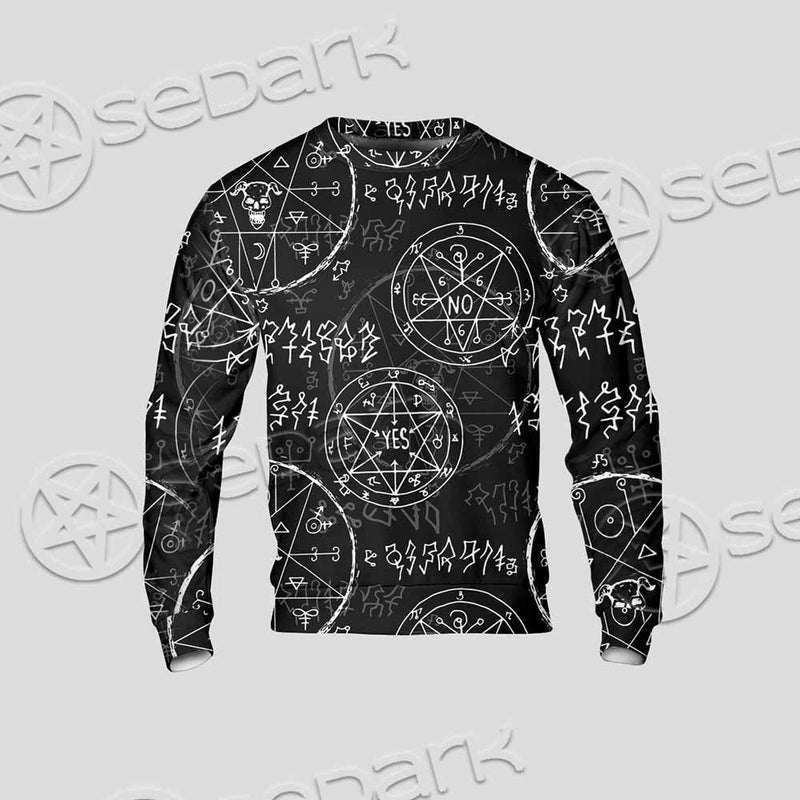 Satan Pattern Alchemy SED-0932 Unisex Sweatshirt