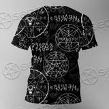 Satan Pattern Alchemy SED-0932 Unisex T-shirt
