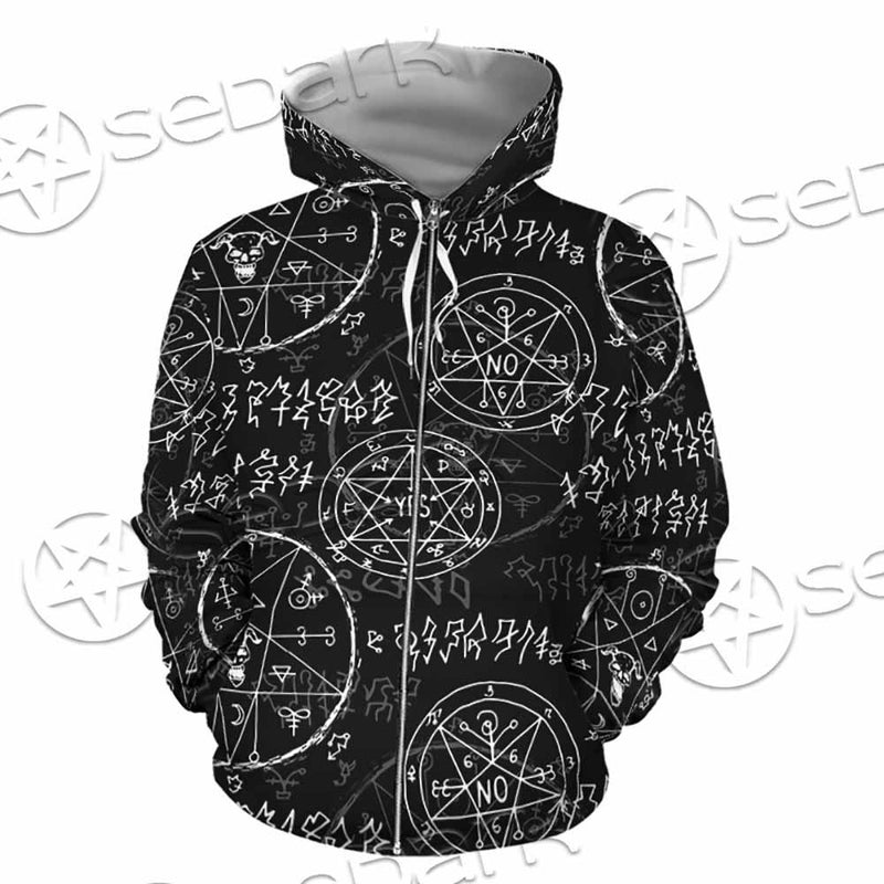 Satan Pattern Alchemy SED-0932 Hoodie & Zip Hoodie