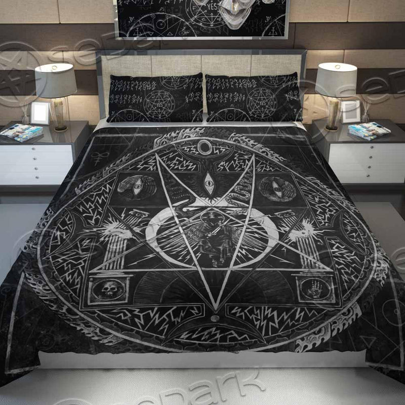 Satan Pattern Alchemy SED-0933 Bed set