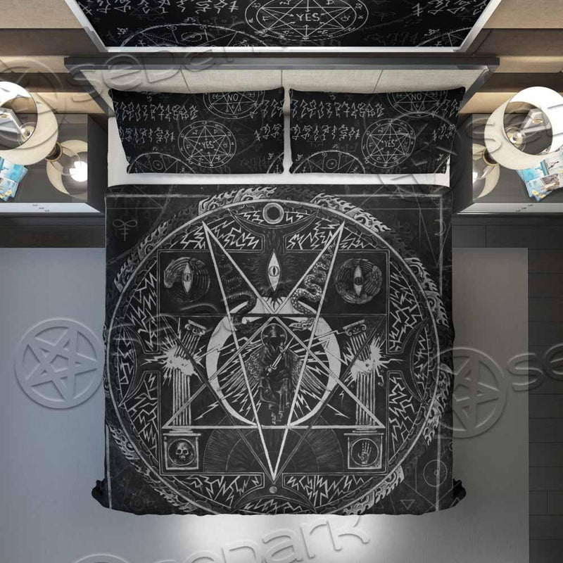 Satan Pattern Alchemy SED-0933 Bed set