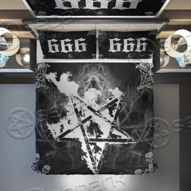 Flame Pentagram Skeleton SED-0934 Bed set