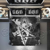Flame Pentagram Skeleton SED-0934 Bed set