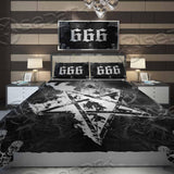 Flame Pentagram Skeleton SED-0934 Bed set