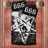 Flame Pentagram Skeleton SED-0934 Bed set