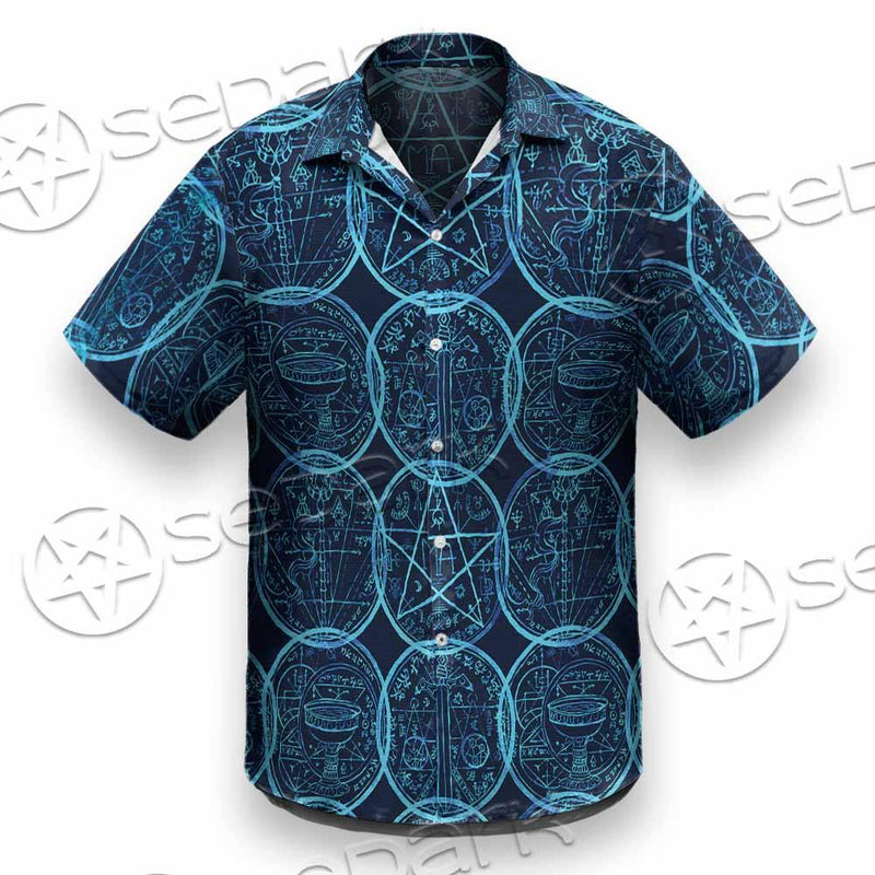 Magic Seal Fantasy Symbols SED-0935 Shirt Allover