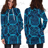 Magic Seal Fantasy Symbols SED-0935 Hoodie Dress