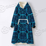 Magic Seal Fantasy Symbols SED-0935 Oversized Sherpa Blanket Hoodie