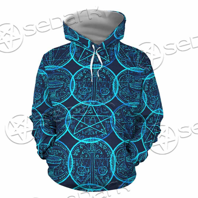 Magic Seal Fantasy Symbols SED-0935 Hoodie & Zip Hoodie