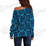 Magic Seal Fantasy Symbols SED-0935 Off Shoulder Sweaters