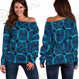 Magic Seal Fantasy Symbols SED-0935 Off Shoulder Sweaters