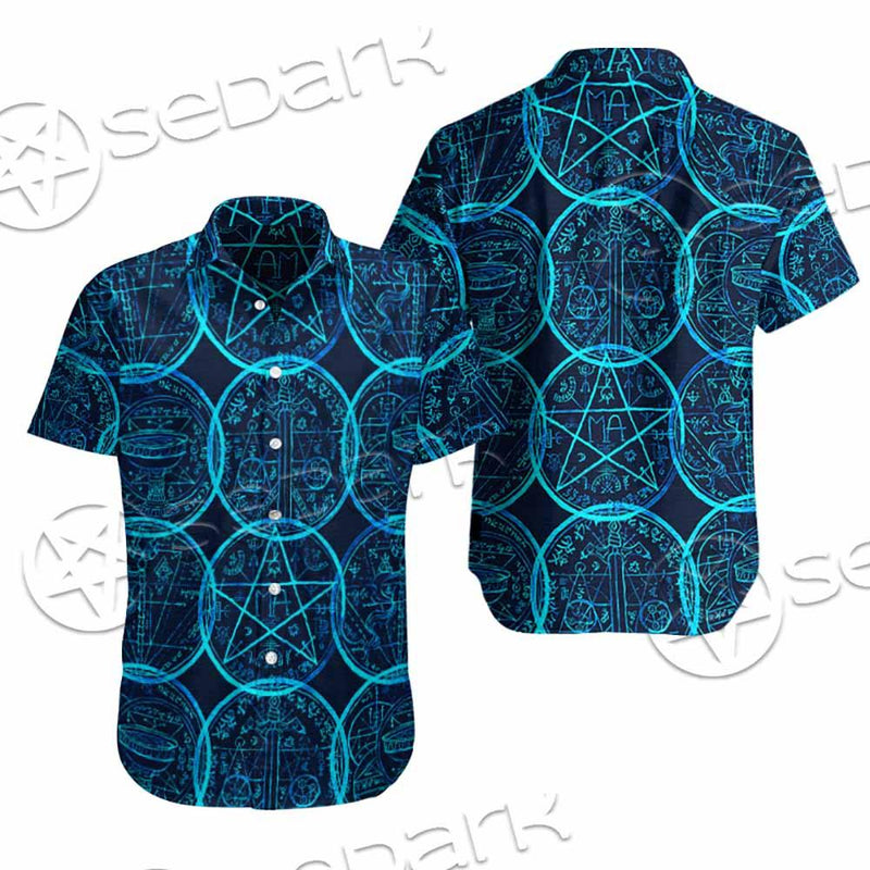 Magic Seal Fantasy Symbols SED-0935 Shirt Allover